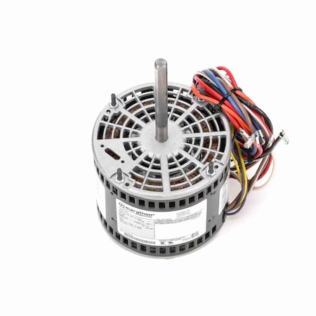 Leeson Motor 0.50 Hp 4 Speed Fan And Blower Hvac/R Motor, 1 Phase, 1200 Rpm, 115 V, 48Z Frame, Opao X033